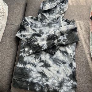 Lululemon All Yours Hoodie / earth dye stone color / size 6 / tie dye like new